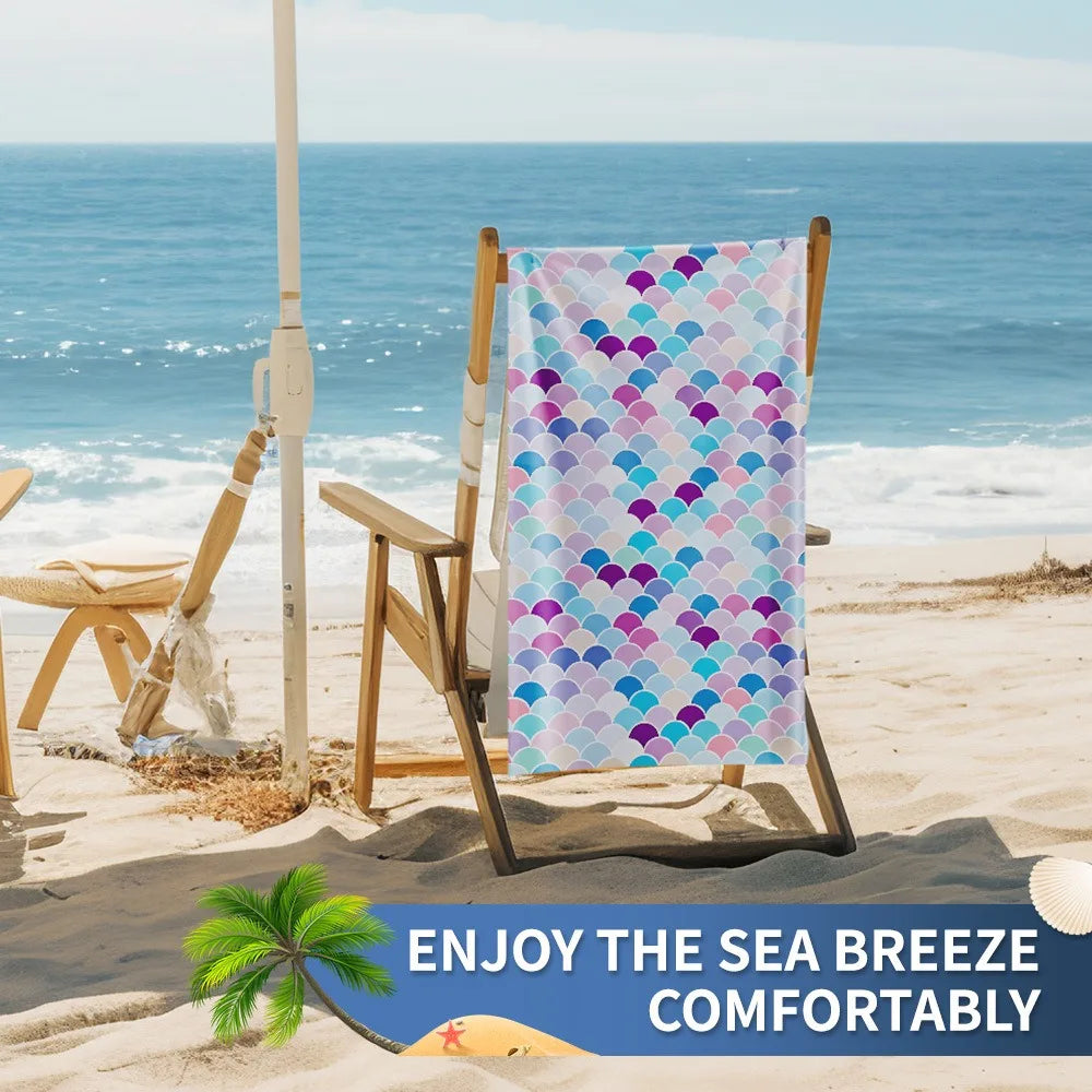 Rainbow Scales Quick-Dry Microfibre Towel