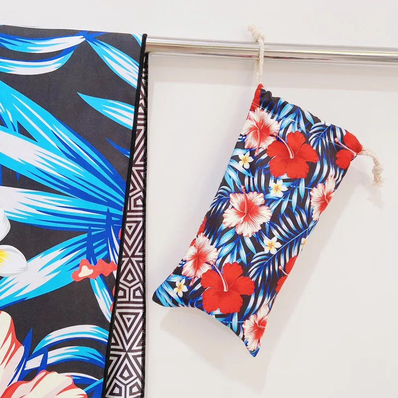 Premium Double-Sided Microfibre Quick-Dry Sports & Beach Towel – Ocean Wave