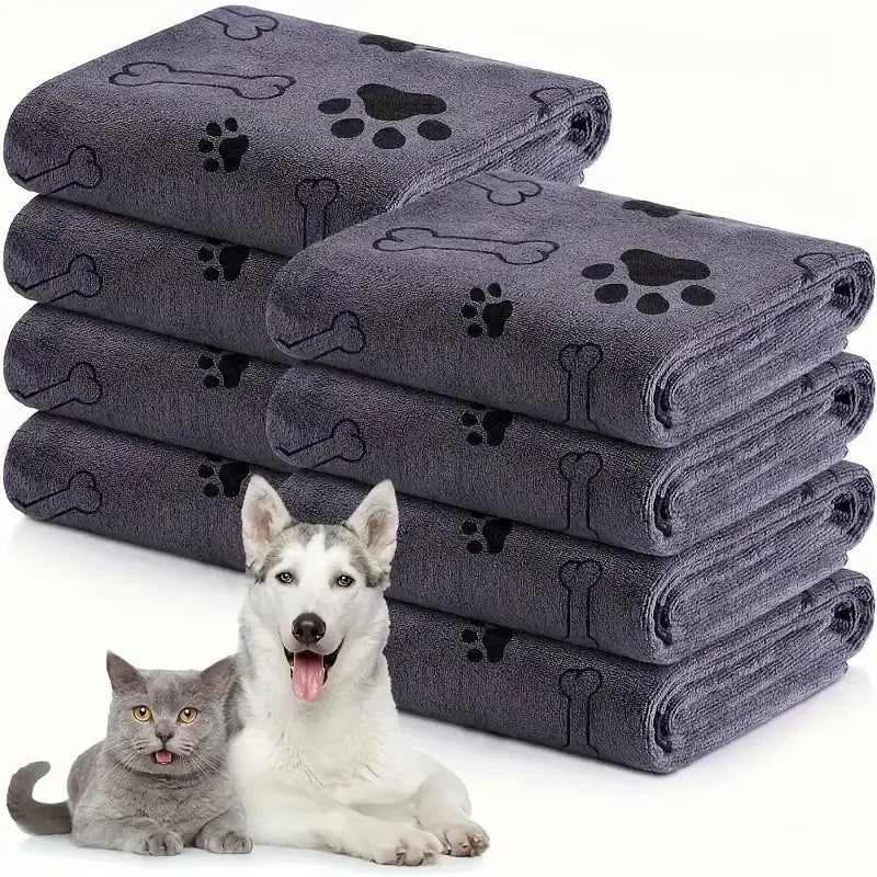 Quick‑Dry Microfibre Dog Towel – Soft, Absorbent & Lightweight (60 × 100 cm)