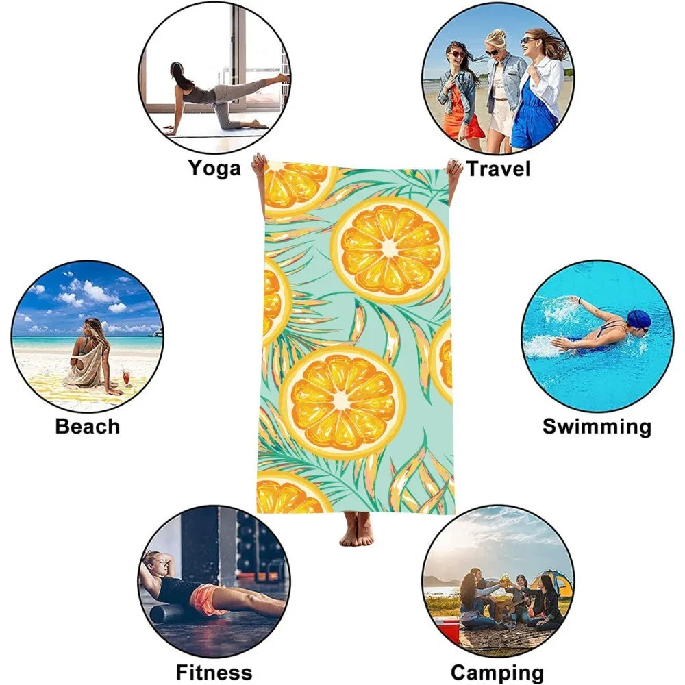 Tropical Fruit Microfibre Towel