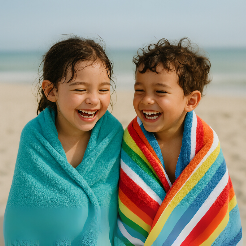 Kids Towels & Fun Prints Collection