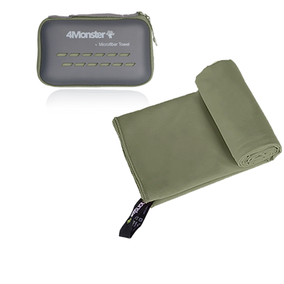 ActiveDry Microfibre Quick-Dry Towel (L / XL / XXL)| For Beach, Yoga, Spa & Travel