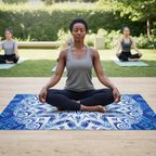 microfibre mandala towel yoga meditation outdoor lightweight quick dry towel