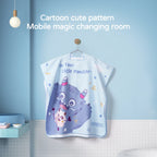 kids hooded blanket unicorn pattern hanging display