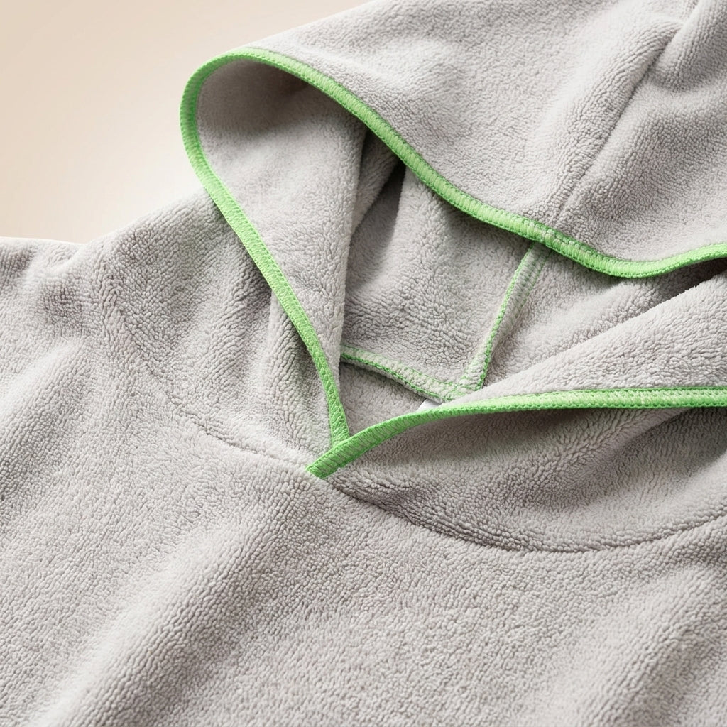 Sneldrogende microvezel surfponcho met capuchon – BeachFlow