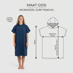 Sneldrogende microvezel surfponcho met capuchon – BeachFlow