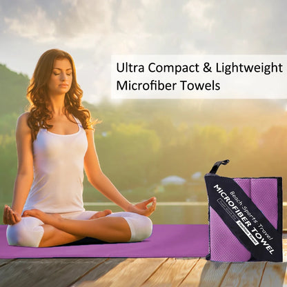 2-Pack Quick-Dry Microfiber Towel