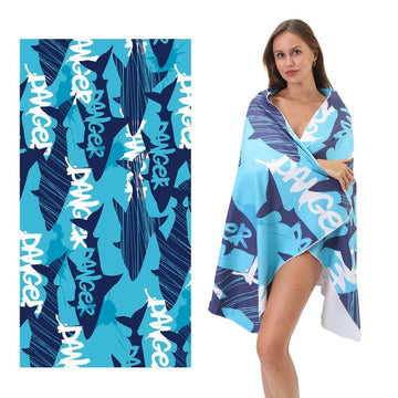 Double‑Faced Velvet Microfibre Towel – Quick‑Dry, Sand‑Free, Ultra‑Soft