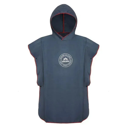 Hooded Microfiber Swim Poncho