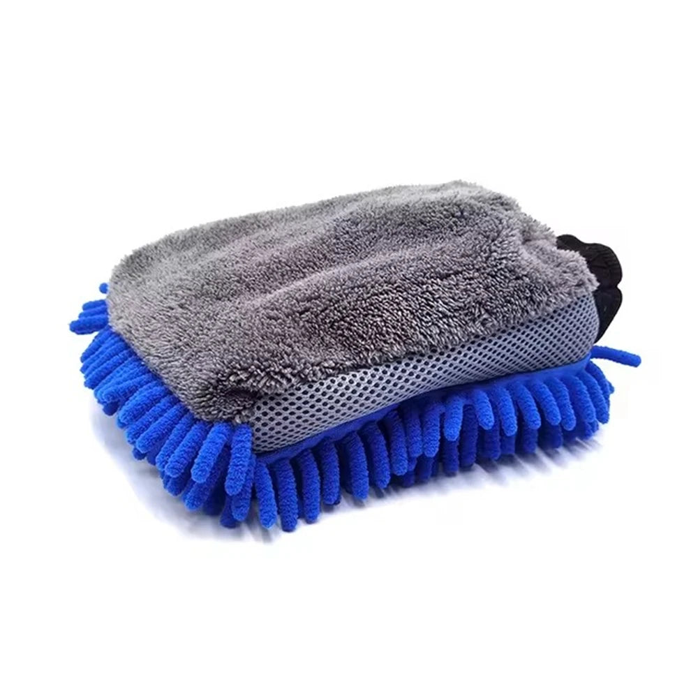 Microfibre Car Wash Mitt – Scratch-Free Cleaning Gloves (1–5 Pack)