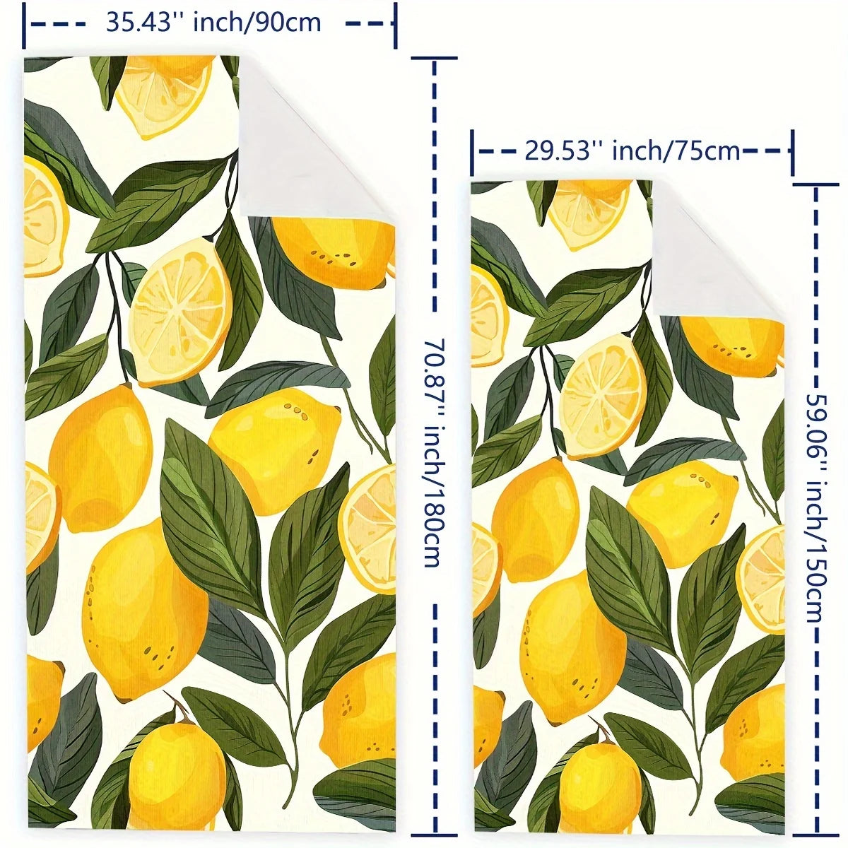 Lemon Coast Microfiber Beach Towel – Sand Free