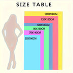 microfibre beach towel size chart dimensions