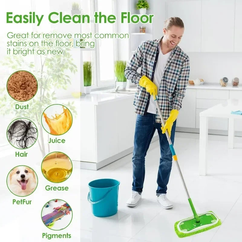 Reusable Microfibre Mop Pads
