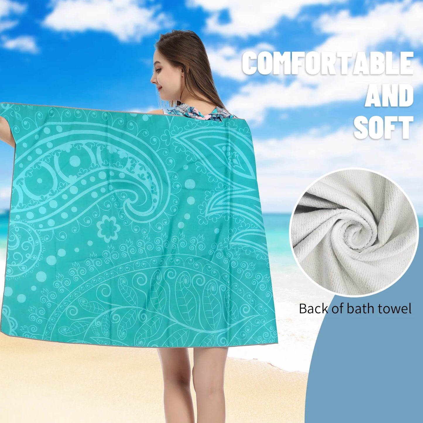 Mandala Microfiber Towel