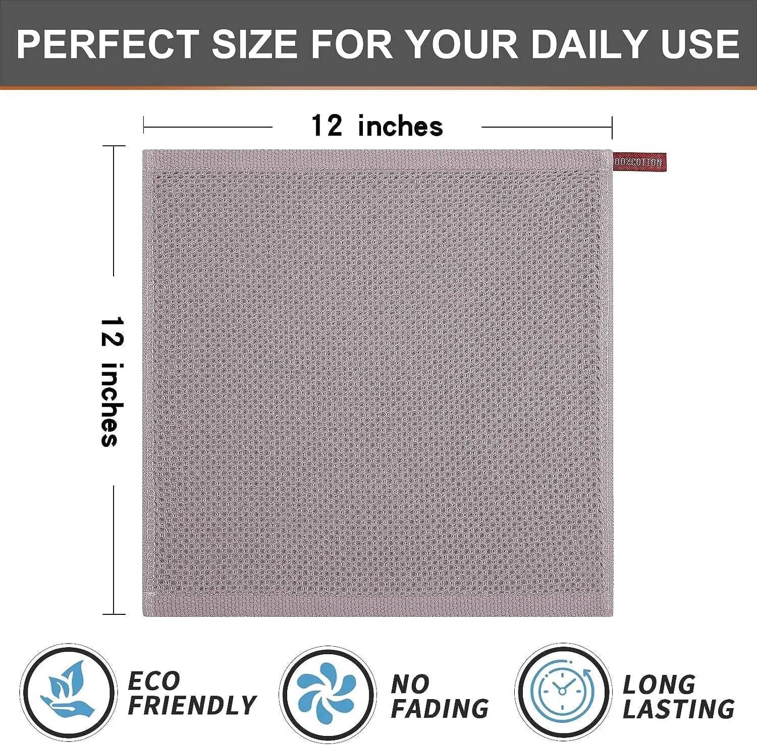 6-Pack Premium Microfibre Kitchen Dishcloths
