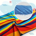 Beach towel made from quick-dry microfibre – lightweight, compact and perfect for travel, swimming or gym