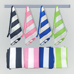 striped towel color options microfibre quick dry beach towel multiple colors