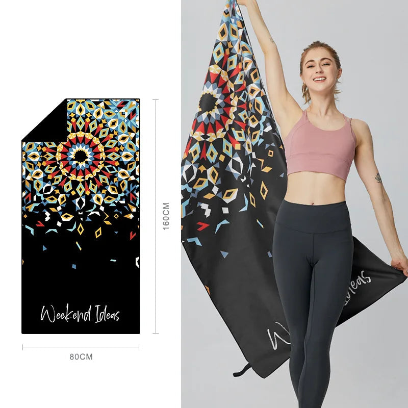 Double-Sided Velvet Sports Towel