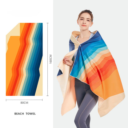 Printed Microfiber Travel Towel