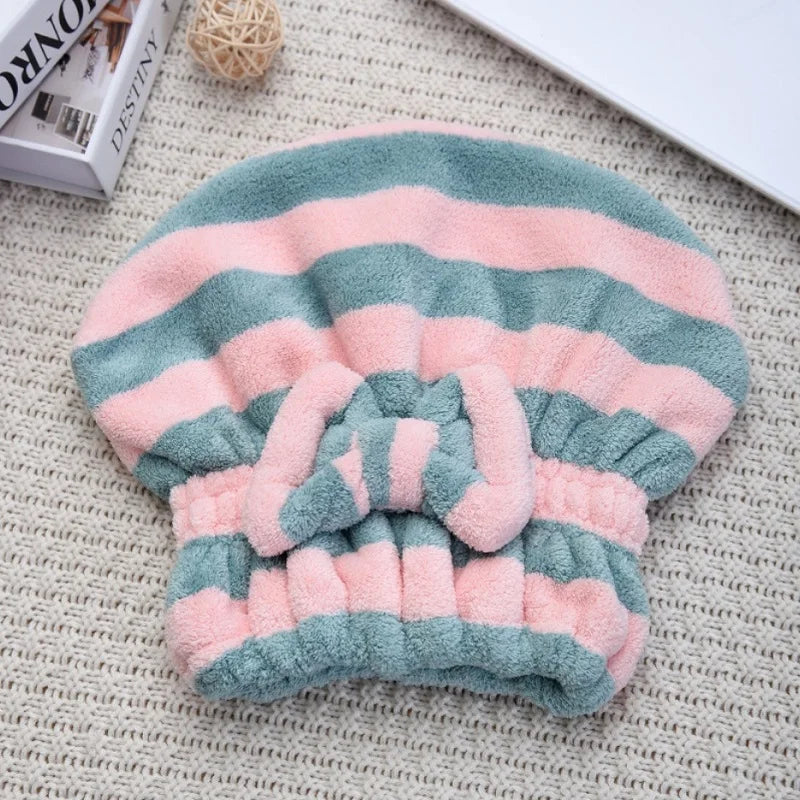 Quick-Dry Hair Towel Cap