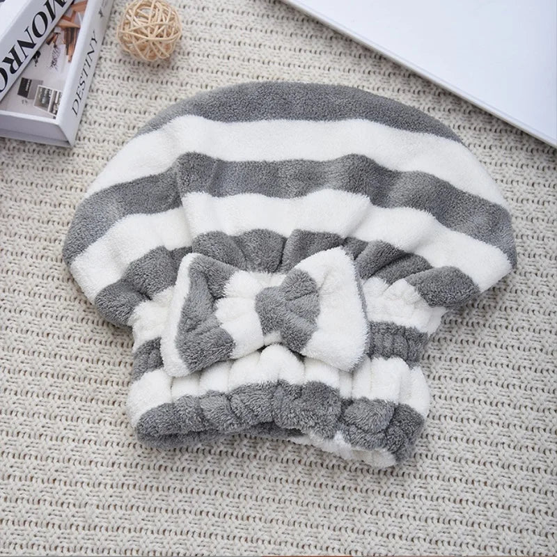 Quick-Dry Hair Towel Cap