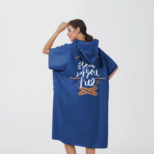 Hooded Adult Surf Changing Poncho