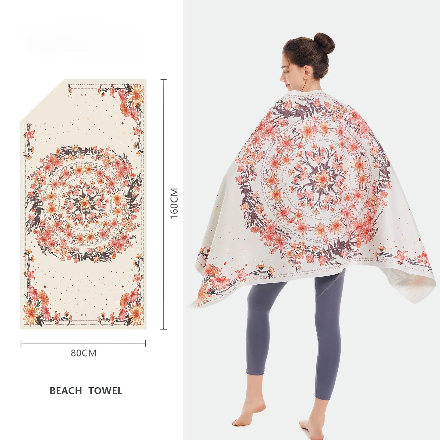 Printed Microfiber Travel Towel