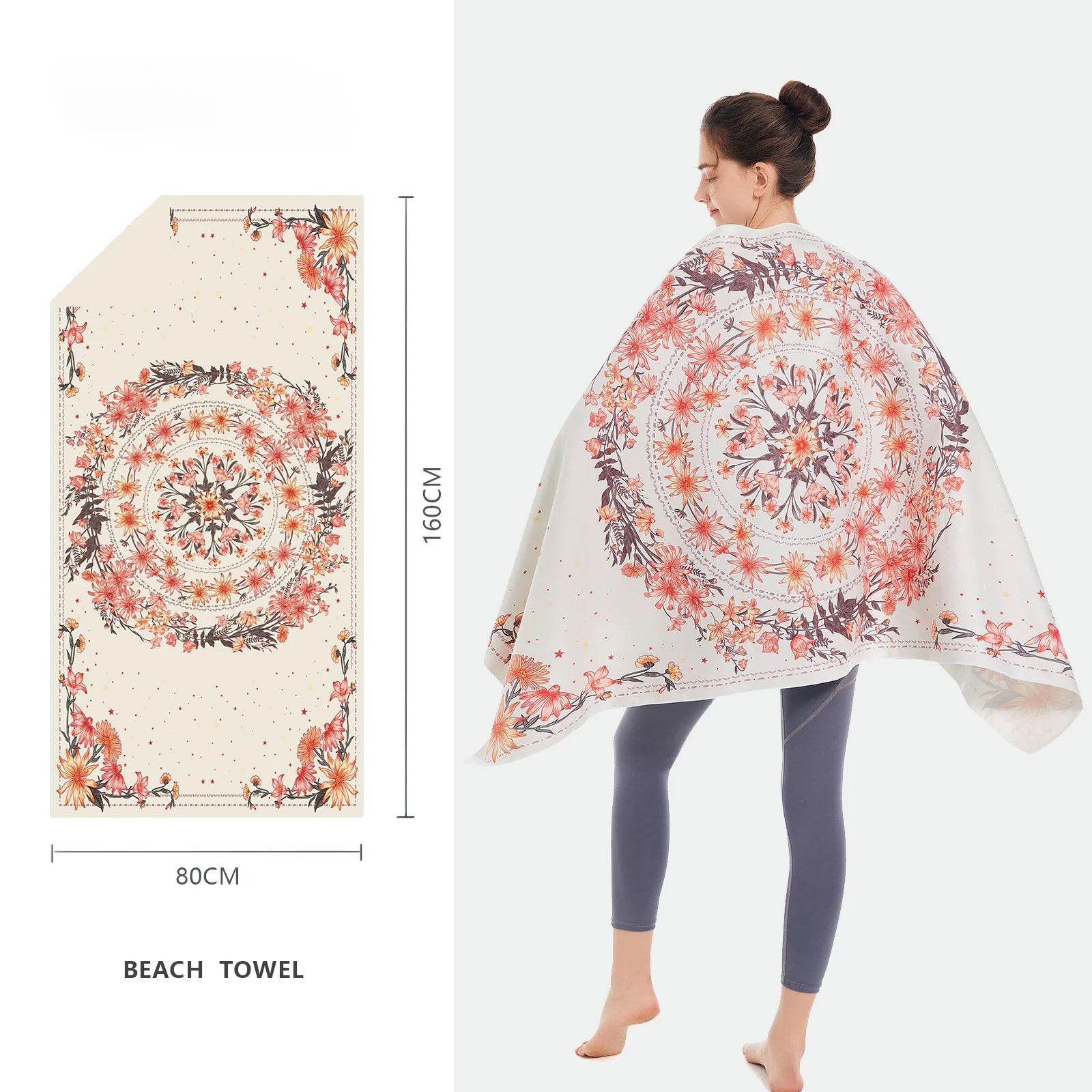 Printed Microfiber Travel Towel