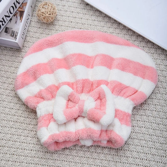 Quick-Dry Hair Towel Cap