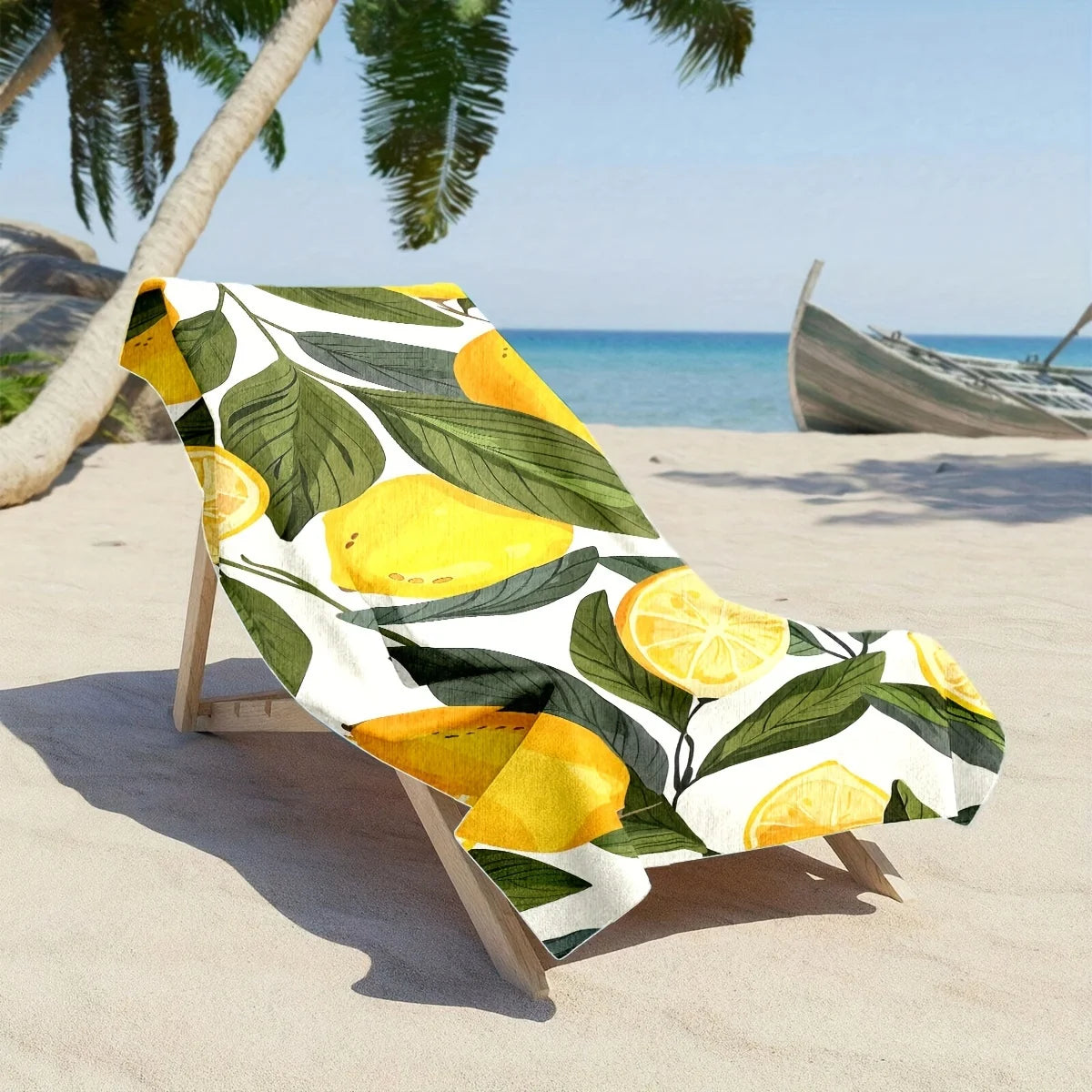Lemon Coast Microfiber Beach Towel – Sand Free