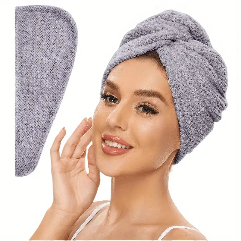 Microfiber Hair Towel Turban