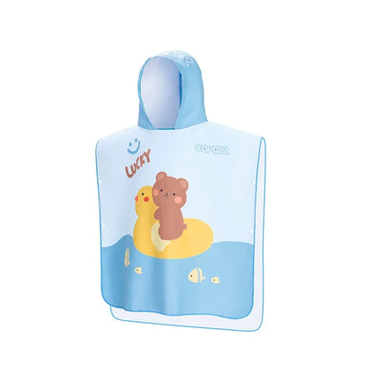 Children’s Hooded Towel – Quick-Dry Microfibre Bath Poncho for Kids