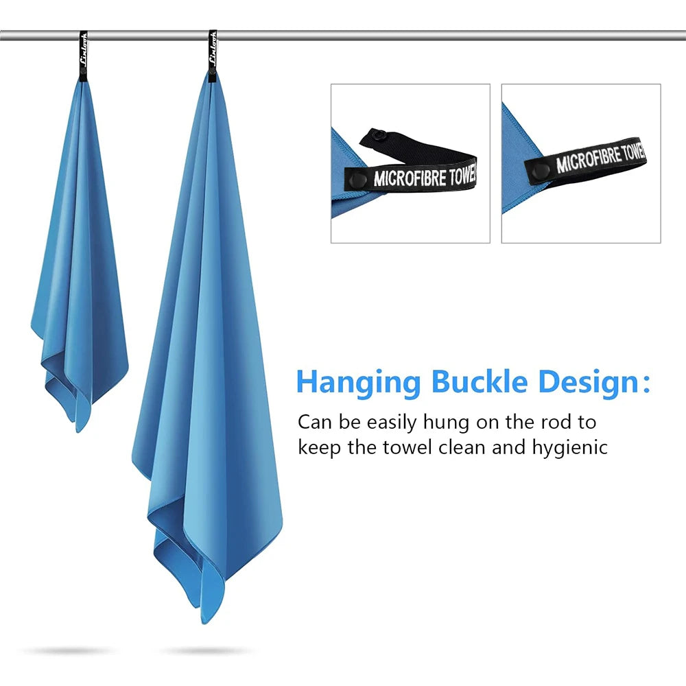 2-Pack Quick-Dry Microfiber Towel