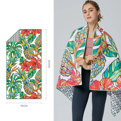 Double-Sided Velvet Sports Towel