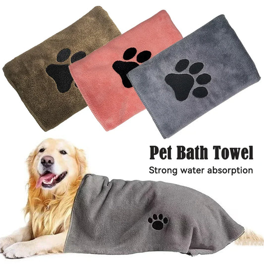 Microfiber Pet Bath Towel: Super Soft & Absorbent for Ultimate Pet Comfort