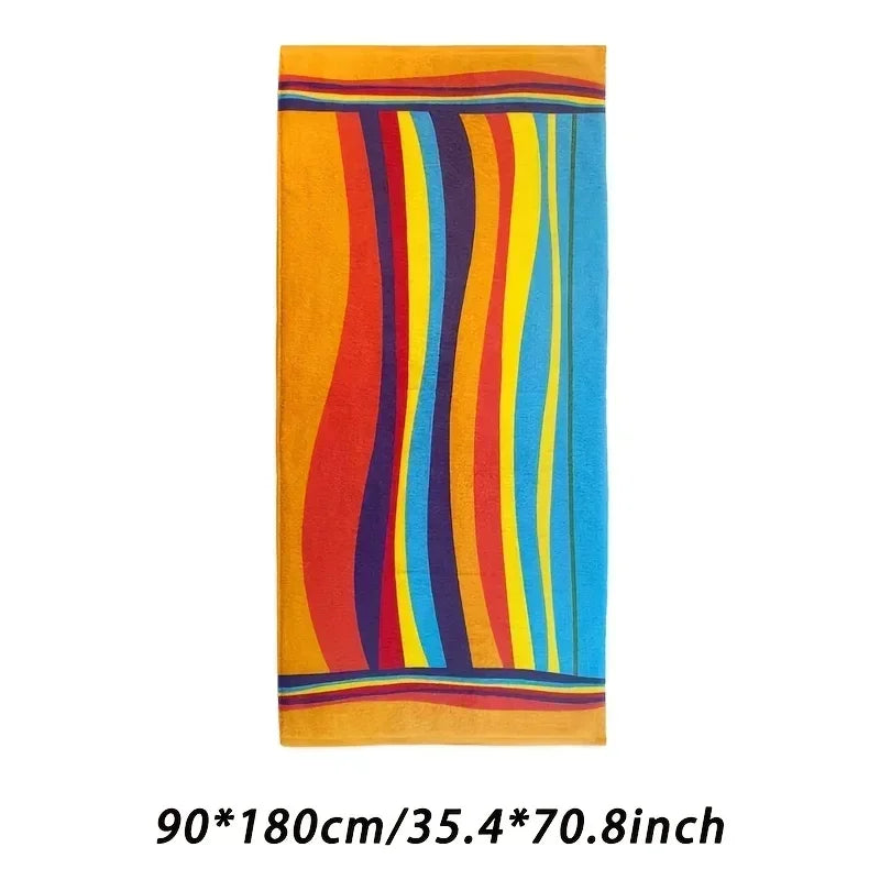 Beach towel made from quick-dry microfibre – lightweight, compact and perfect for travel, swimming or gym