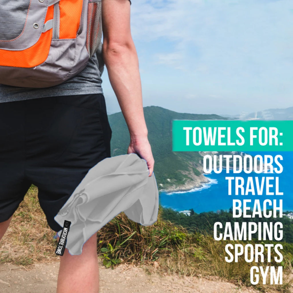 microfibre towel outdoor use travel camping sports towel