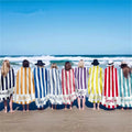 Personalised Striped Microfibre Beach Towel