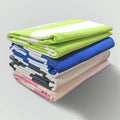 2-Piece Striped Microfibre Quick-Dry Towel