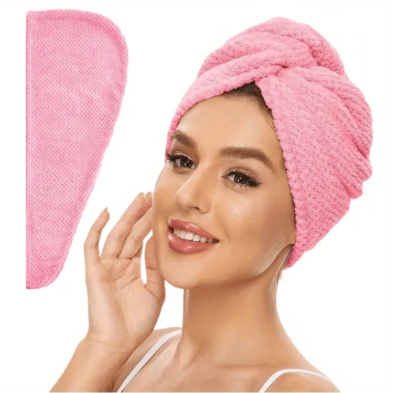Microfiber Hair Towel Turban