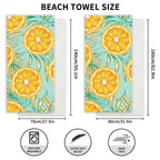 microfibre towel size guide 70x140 80x160 beach towel dimensions chart