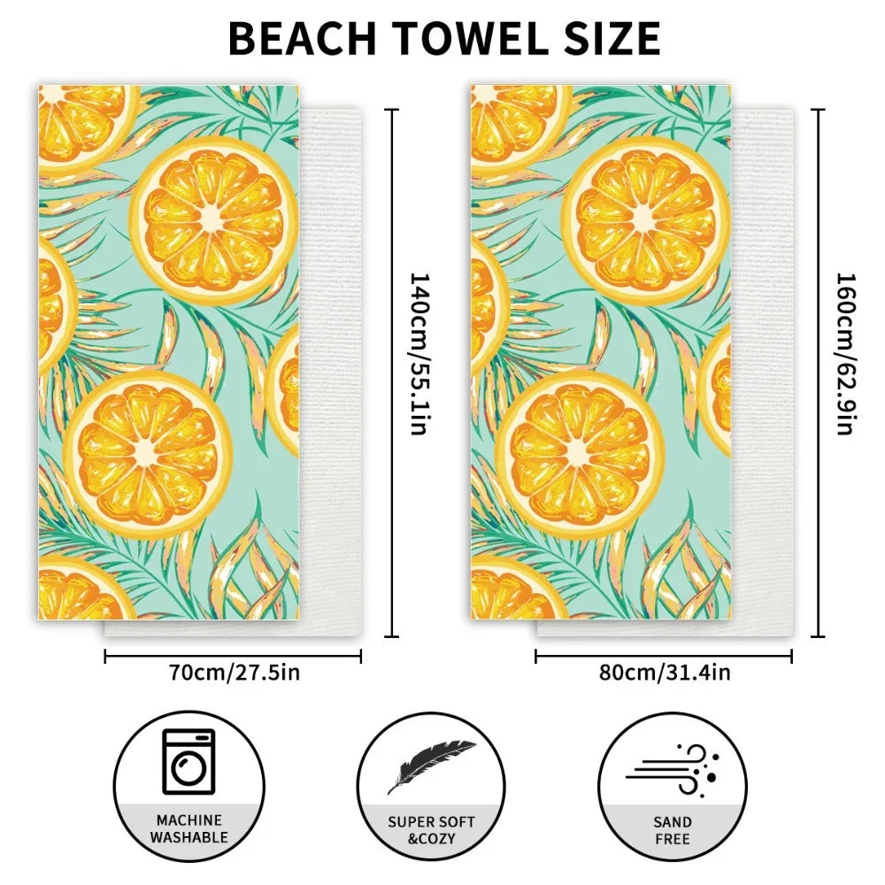 microfibre towel size guide 70x140 80x160 beach towel dimensions chart