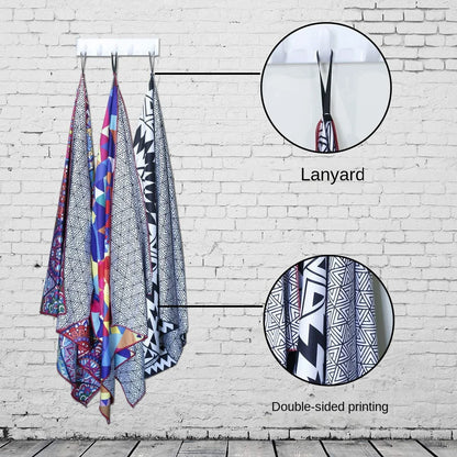 Premium Double-Sided Geometric Towel