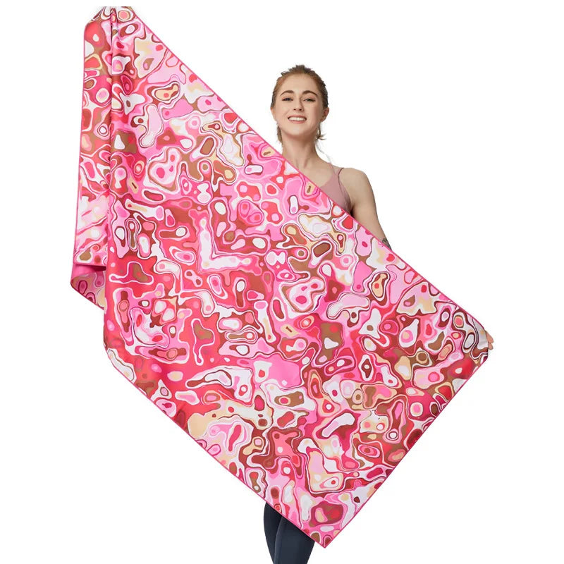 Double-Sided Velvet Sports Towel