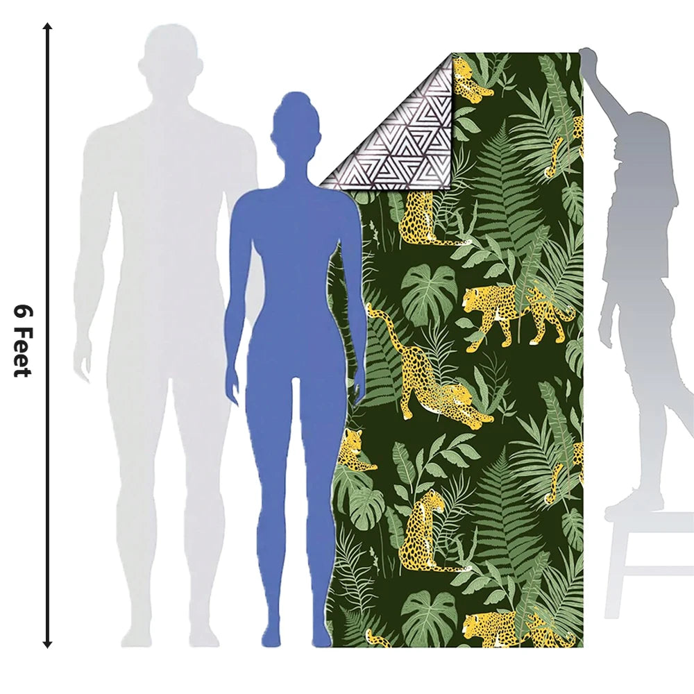 Large rainforest microfibre beach towel size 180x80 cm full body coverage comparison