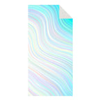 ocean glow towel pattern pastel wave design microfibre beach towel detail