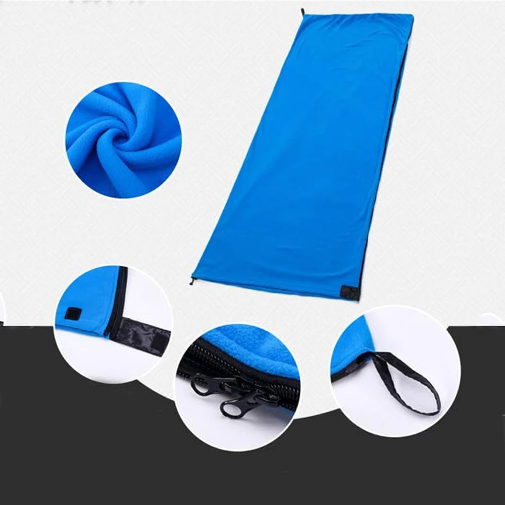 lightweight microfiber sleeping bag liner compact travel design