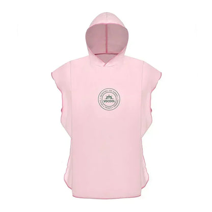 Hooded Microfiber Swim Poncho