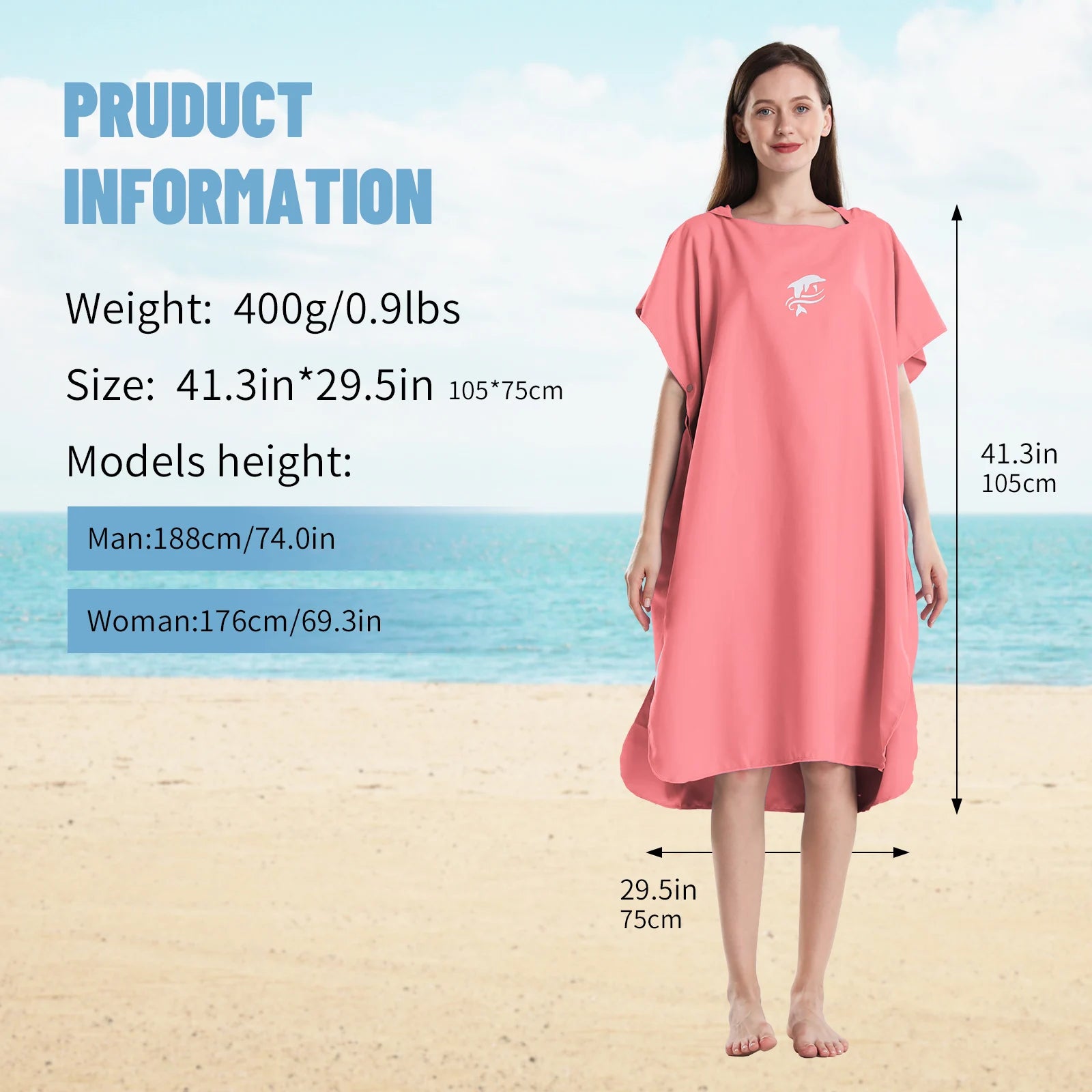 Unisex Microfiber Changing Robe