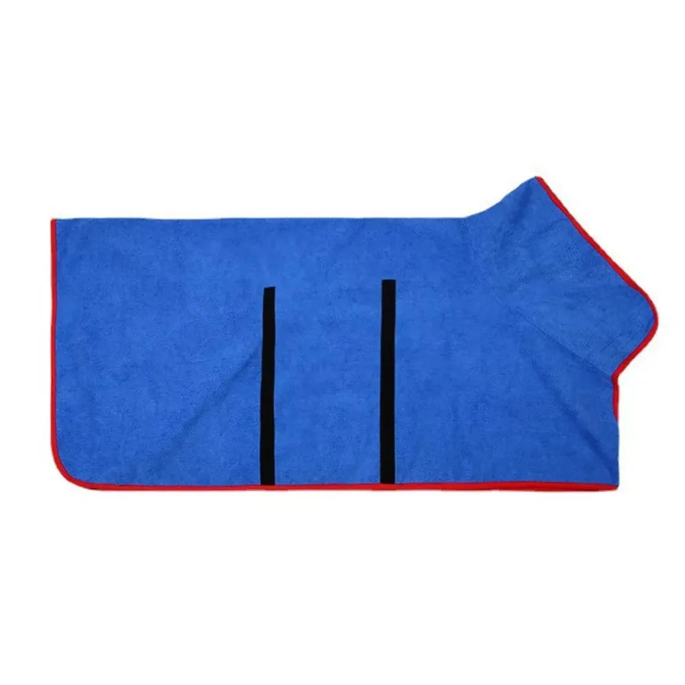 Pet Bathrobe – Quick-Dry Dog Towel Coat for Full Body Drying (XS–XL Sizes)